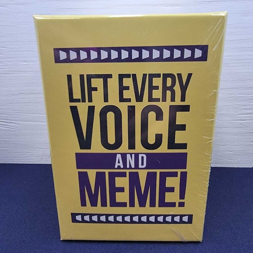 Lift Every Voice And Meme Game 2020 Fun Party Game NIB